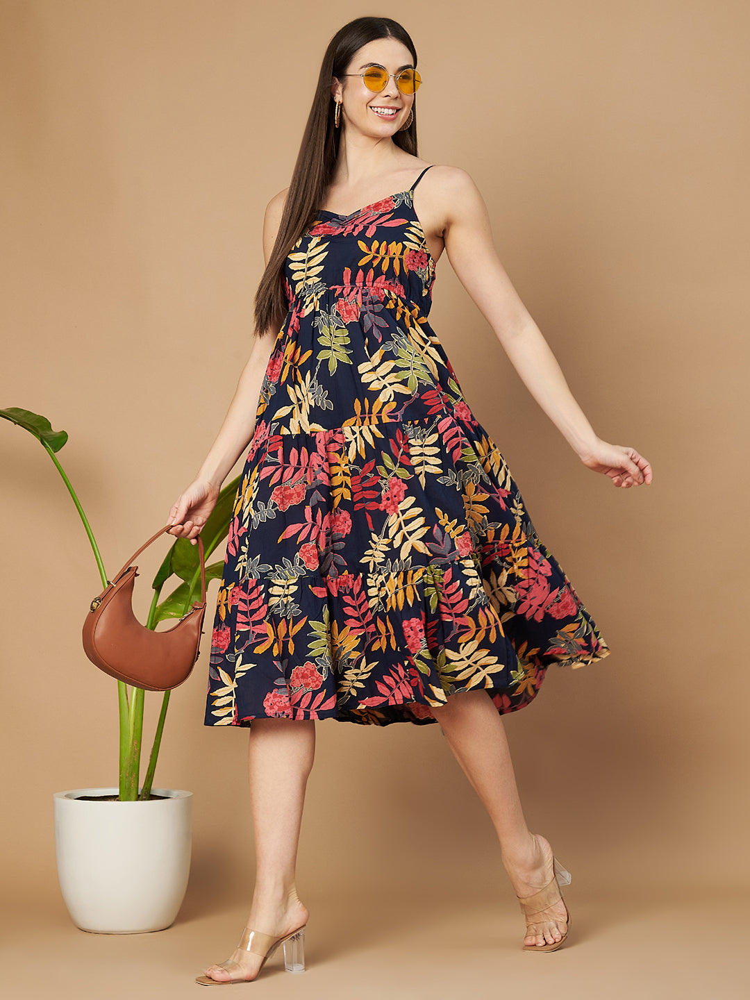 Breathable Cotton Midi Dress for Women | COTLAND FASHION M Breathable Cotton Midi Dress for Women | COTLAND FASHION M