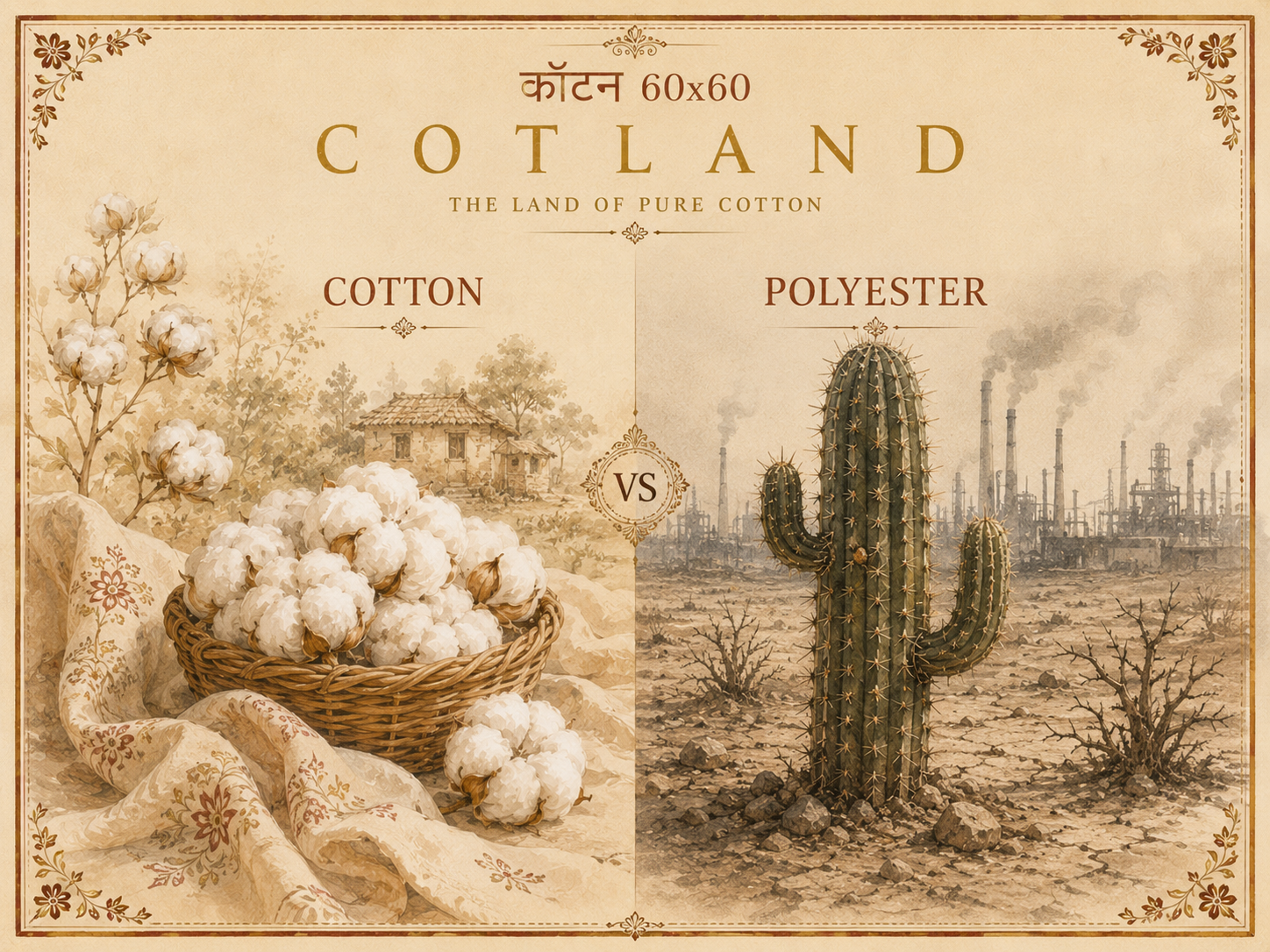 How COTLAND Promotes Breathable Cotton Over Polyester Fashion
