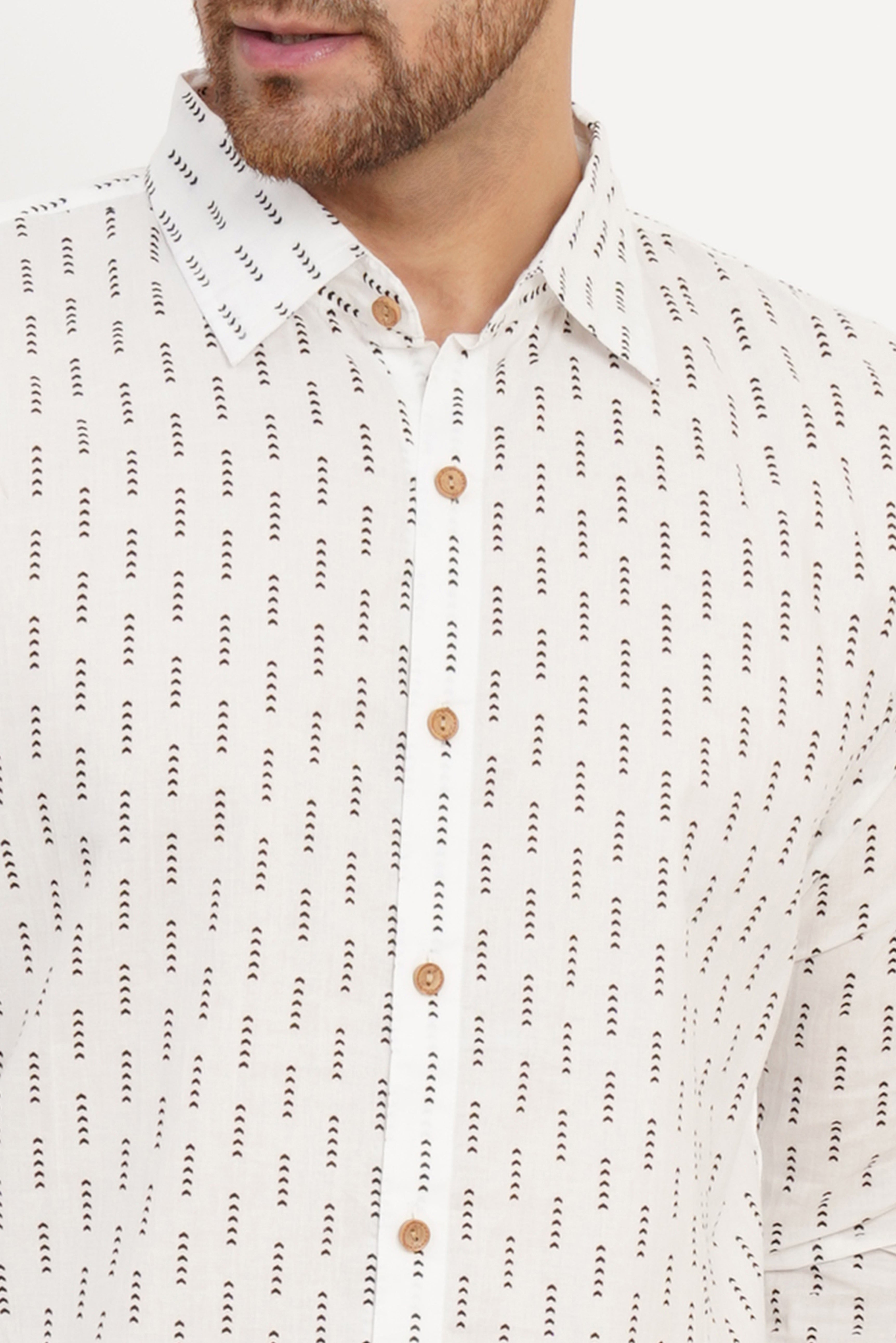 Chemise de travail classique en coton Jaipuri pour homme
