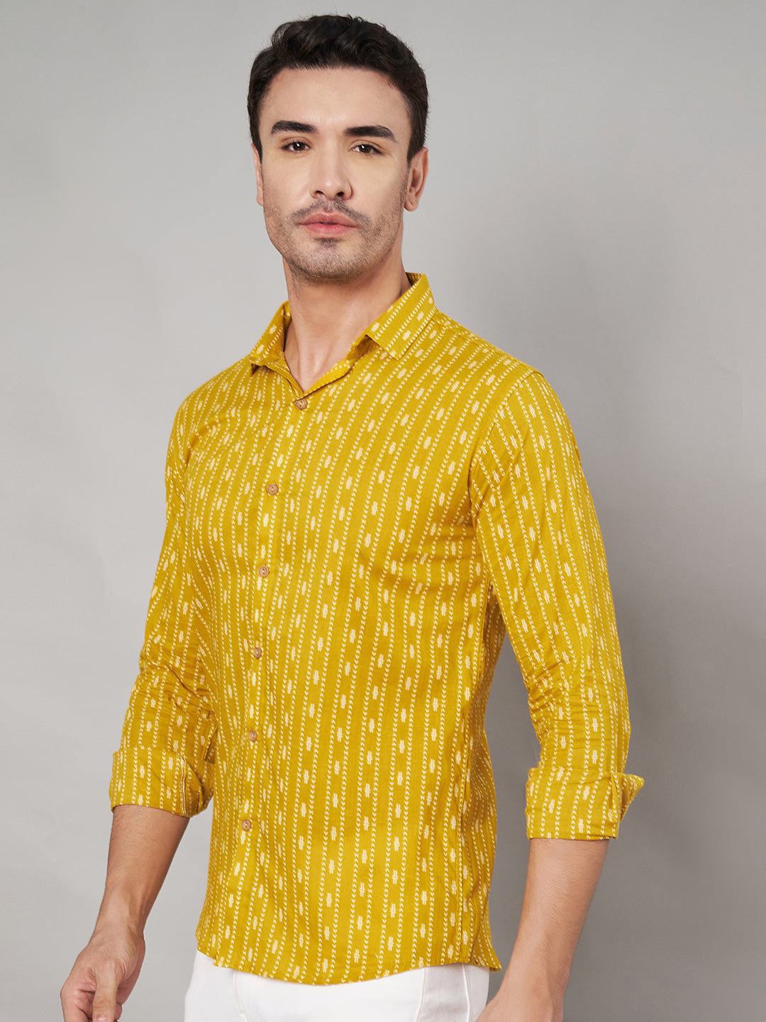 Classic Jaipuri Cotton Full Sleeves Shirt for Men