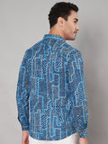 Soft Jaipuri Cotton Casual Shirt With Full Sleeves For Men by COTLAND - view 4