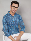 Soft Jaipuri Cotton Casual Shirt With Full Sleeves For Men by COTLAND - view 7