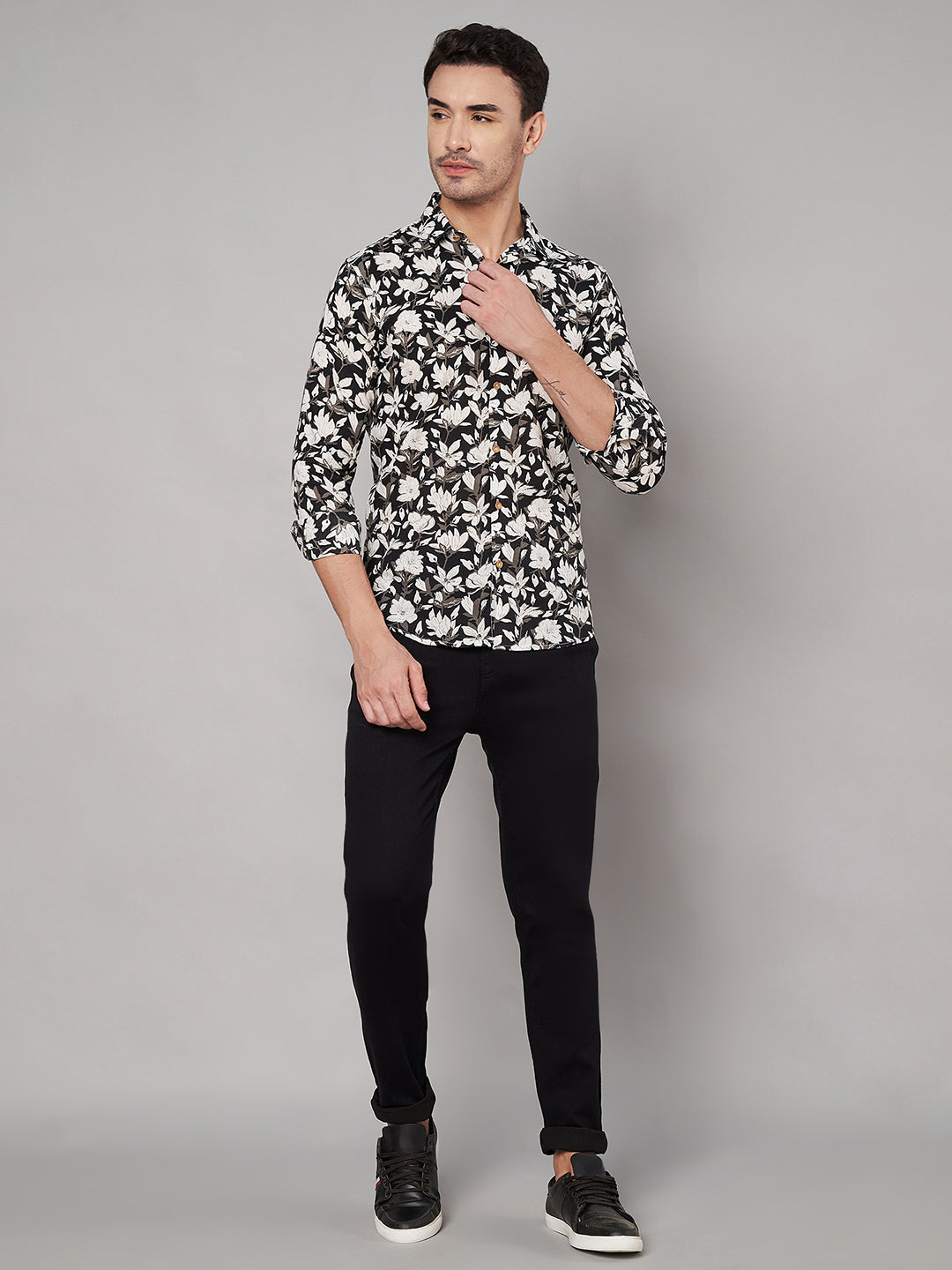 Handcrafted Jaipuri Cotton Printed Shirt for Men