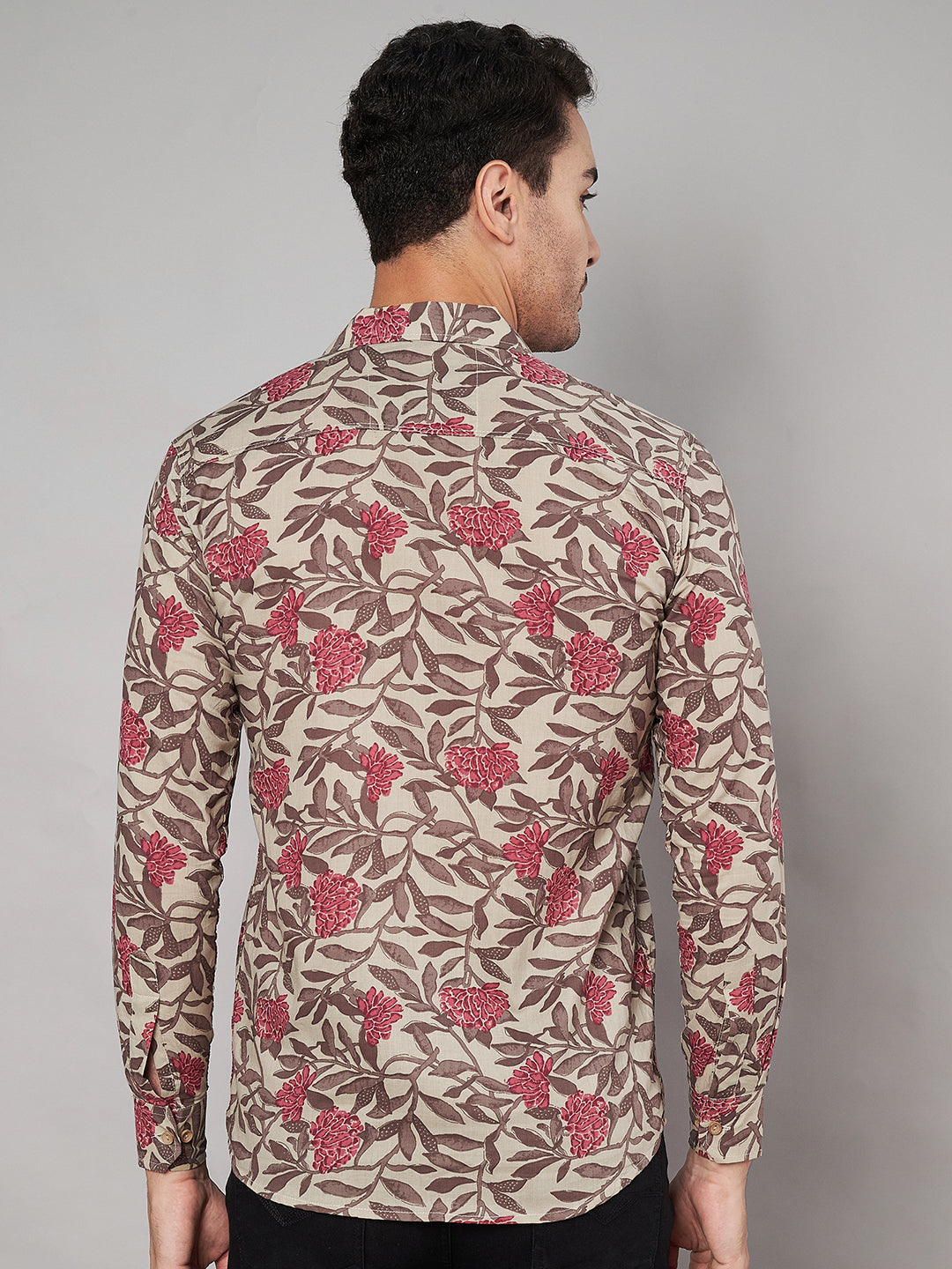 Traditional Jaipur Design Cotton Shirt for Men