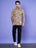Beige Jaipuri Cotton Floral Half Sleeves Shirt for Men