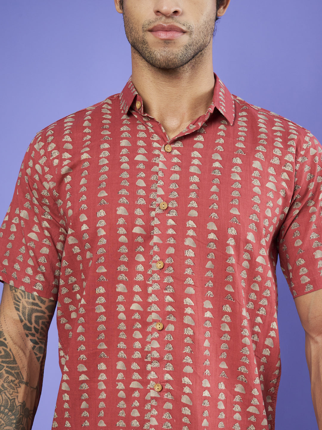 Jaipuri Cotton Half Sleeves Shirt for Men – Elegant Prints