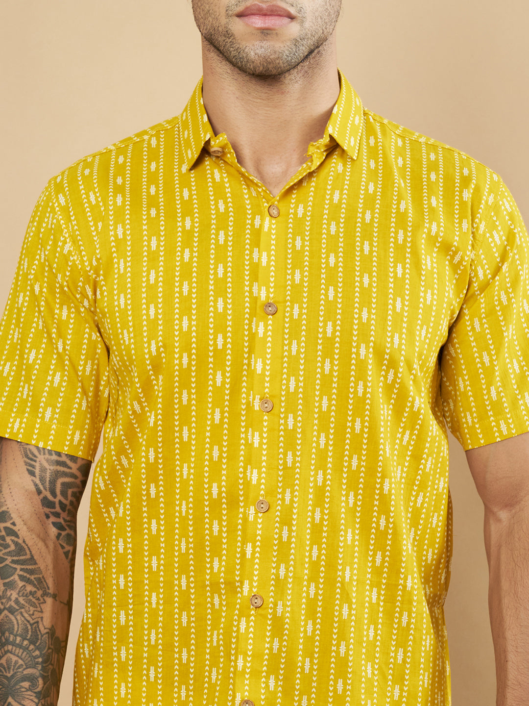 Lightweight Summer Cotton Half Sleeves Shirt For Men