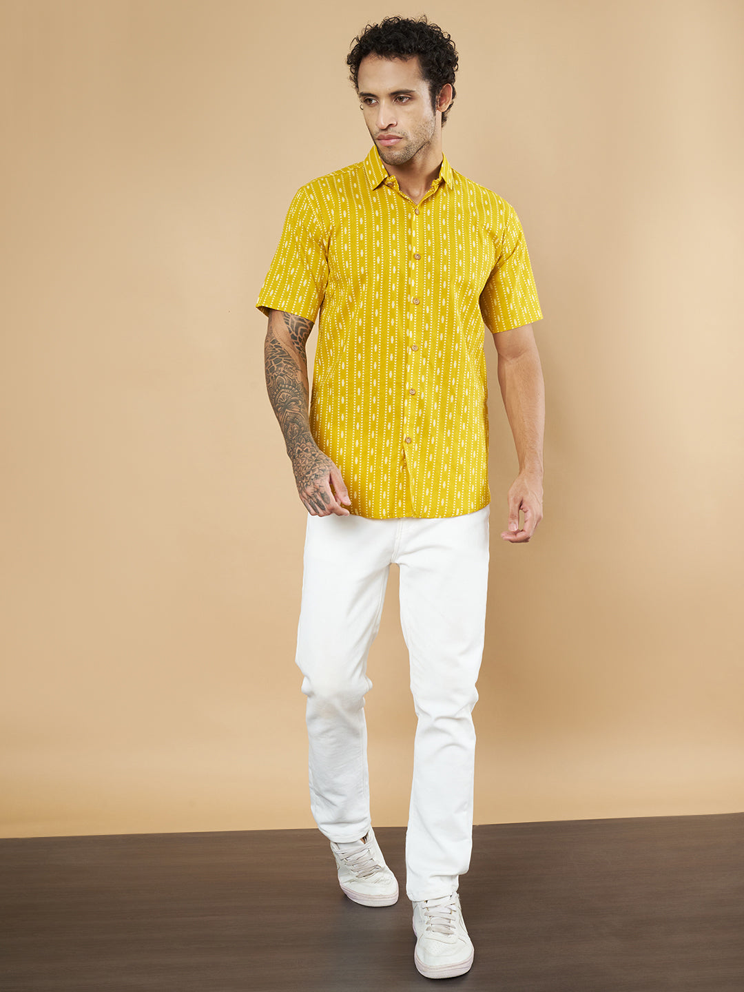 Lightweight Summer Cotton Half Sleeves Shirt For Men