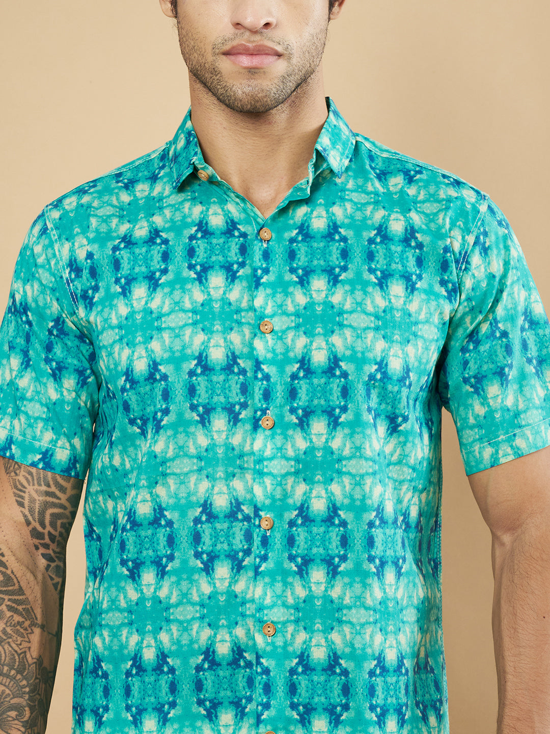 Chemise pour homme au design Rajasthani fabriquée à la main