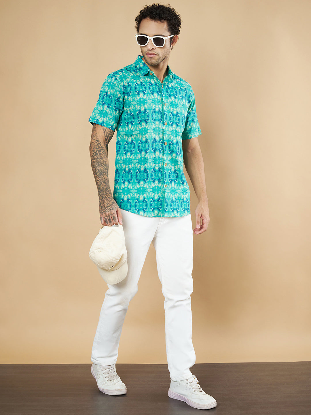 Chemise pour homme au design Rajasthani fabriquée à la main