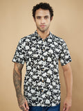 Jaipuri Cotton Floral Print Shirt for Men