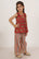 Heritage Cotton Angrakha Top with Pants For Girls