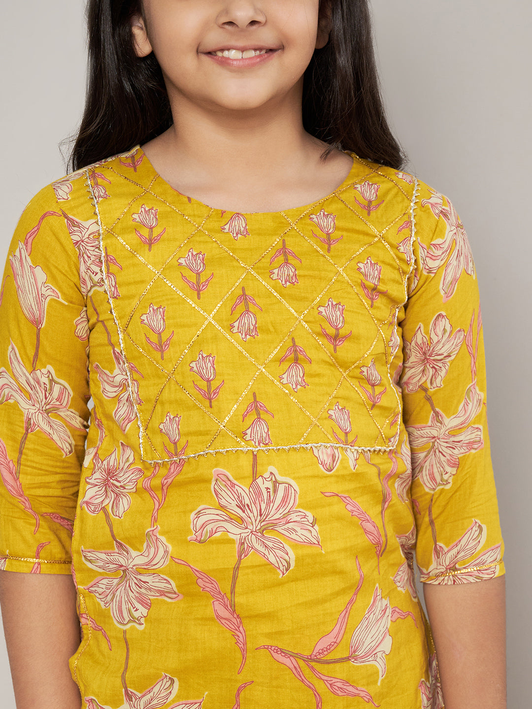 Festive Wear Kurti Top with Skirt for Girls