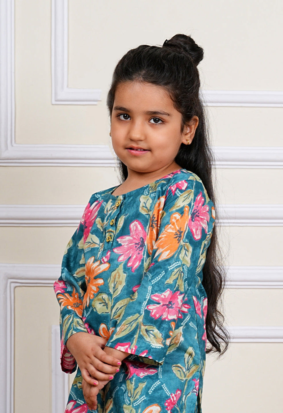 Ensemble Kurta et Palazzo à manches longues pour filles