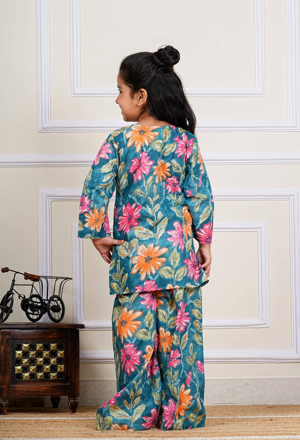 Ensemble Kurta et Palazzo à manches longues pour filles