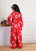 Stylish Red Full Sleeves Kurta and Palazzo for Girls