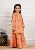 Jaipuri Cotton Kurti and Sharara Set for Girls