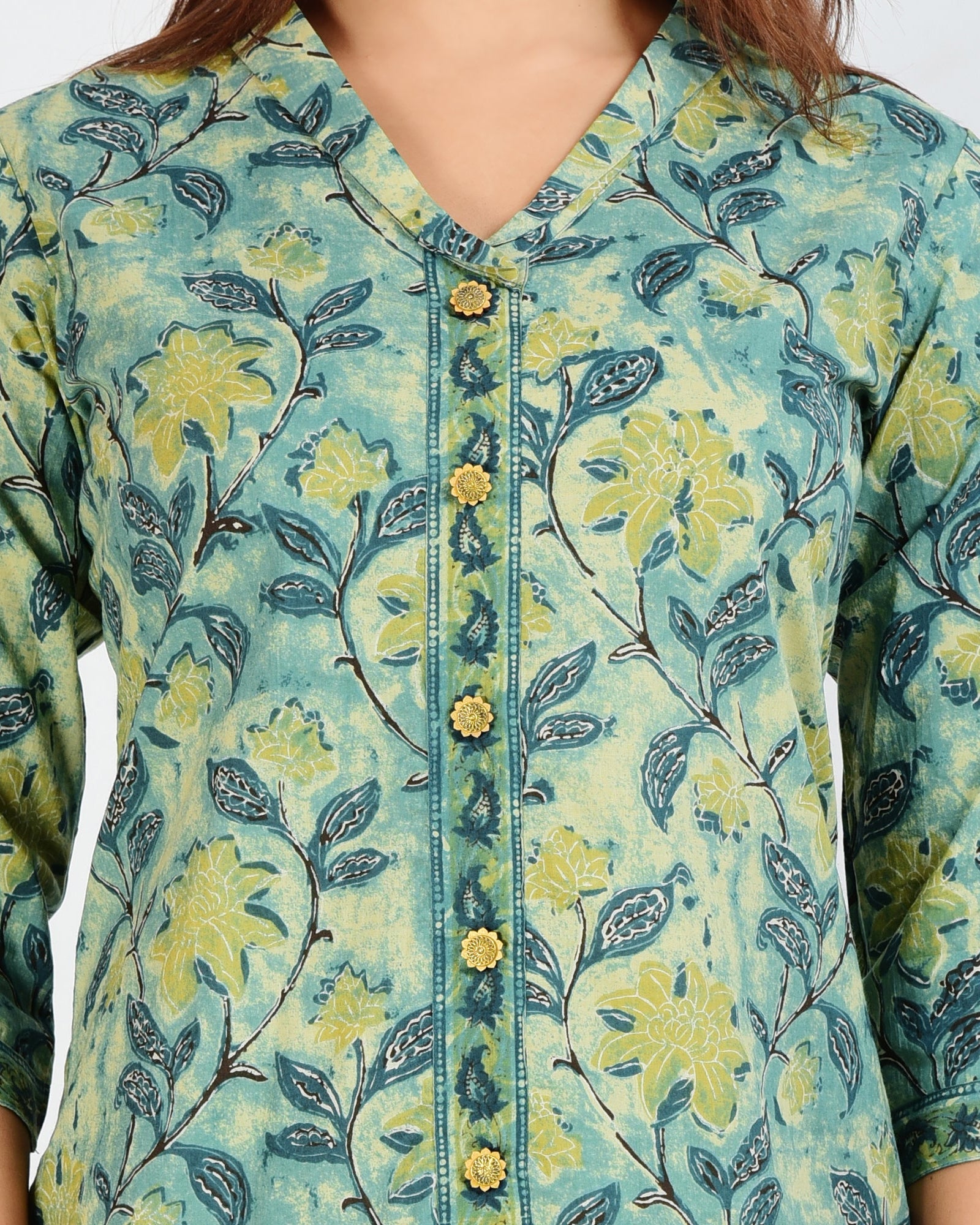 Jaipuri Style Cotton Top For Women