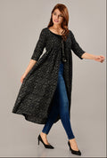Boho-Chic-Kaftan-Oberteil aus Baumwolle für Damen