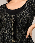Boho-Chic-Kaftan-Oberteil aus Baumwolle für Damen