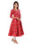 Rajasthani Heritage Red Angrakha Kurta for Women