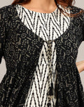 Boho-Chic-Kaftan-Oberteil aus Baumwolle für Damen