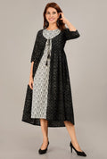 Boho-Chic-Kaftan-Oberteil aus Baumwolle für Damen