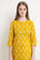 Mustard Yellow Pure Cotton Floral Printed Kurta Salwar Set for Women