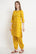 Mustard Yellow Pure Cotton Floral Printed Kurta Salwar Set for Women