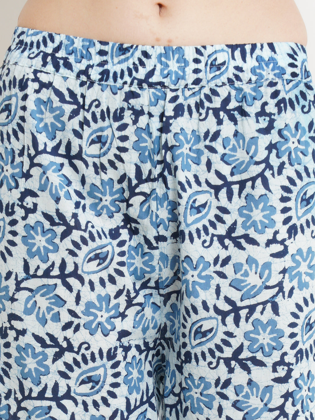 Ensemble Kurta et Palazzo en coton jaune moutarde pour femme