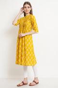 Vintage Style Pintuck Kurta For Women