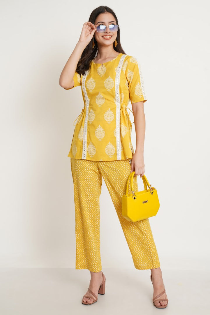 Classic Sanganer Co-Ord Set For Women