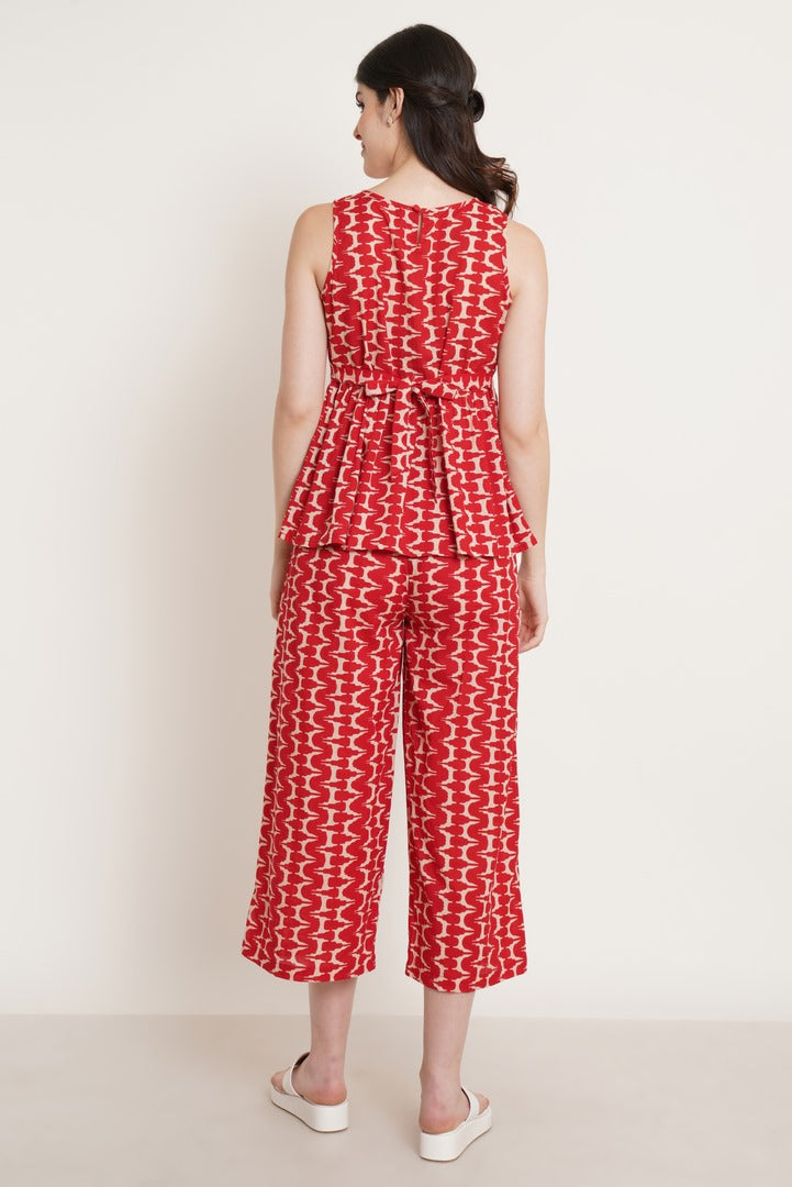 Kurti décontracté en coton imprimé Doodle pour femmes