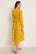 Mustard Yellow Cotton Kurta with Afghani Pant Set for Women
