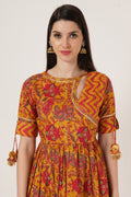 Ensemble Palazzo Kurta festif du créateur Jaipuri pour femmes