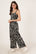 Modern Pattern Jumpsuit in Black for Women
