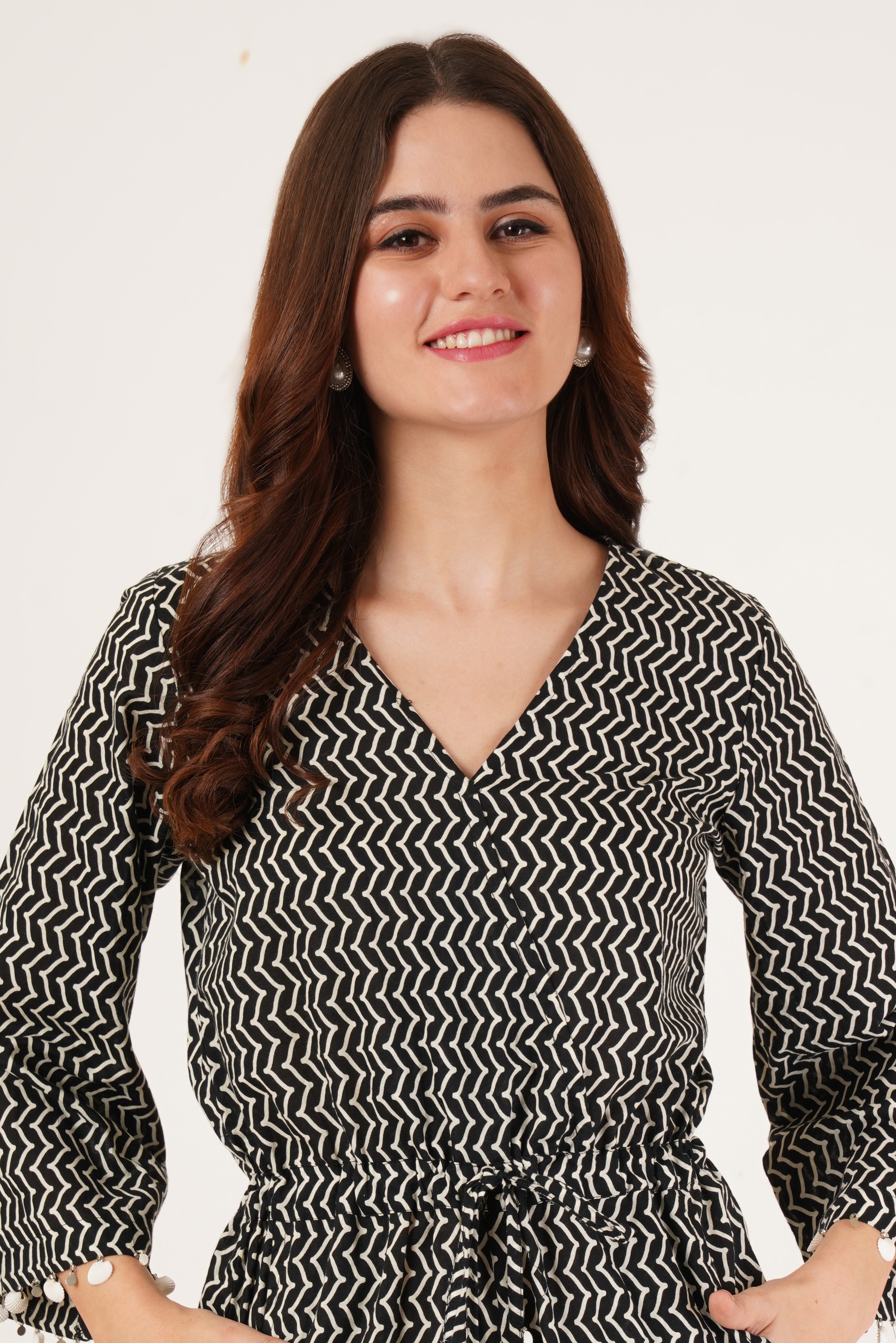 Combinaison à motifs ethniques pour femme