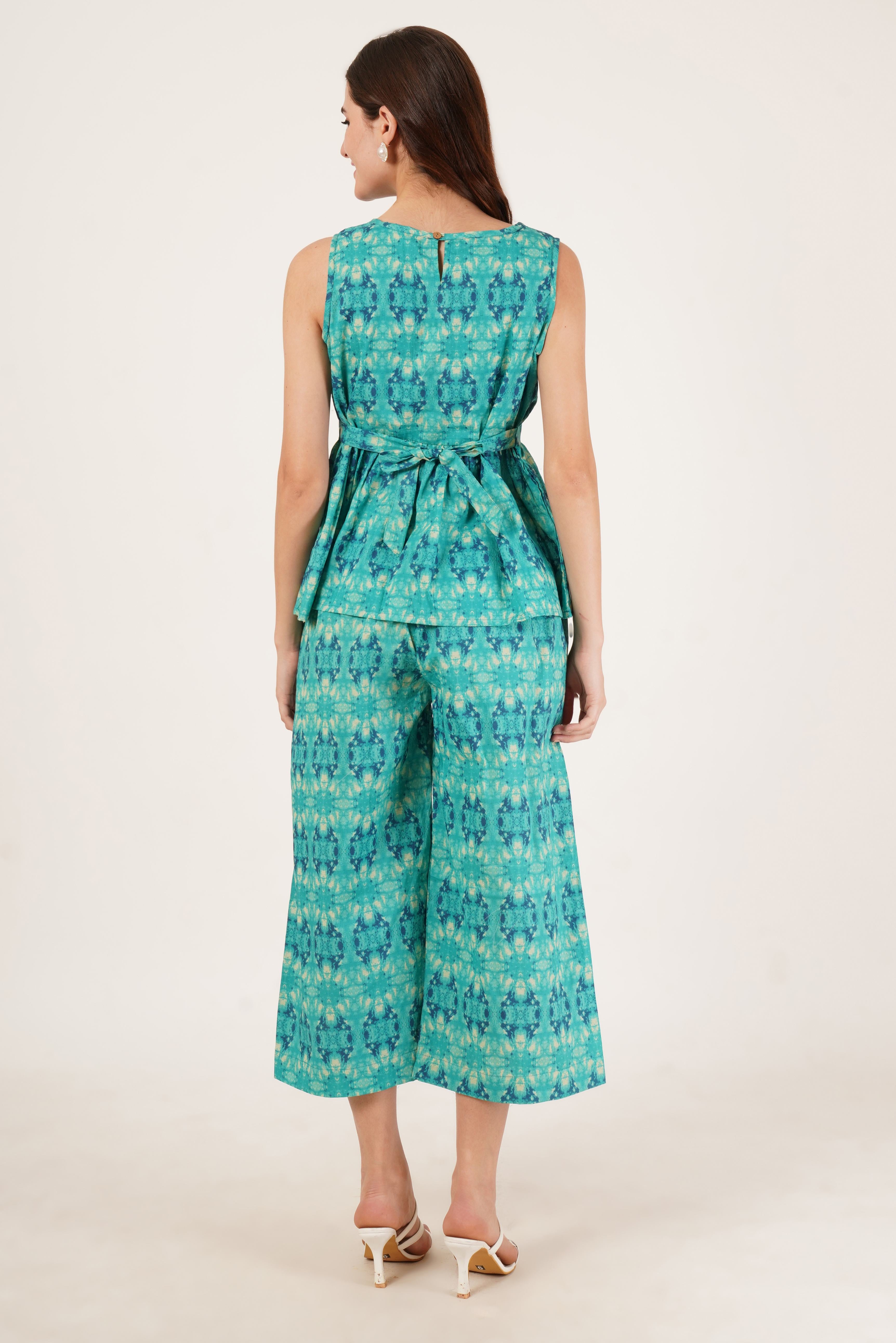 Kurti décontracté en coton imprimé Doodle pour femmes