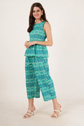 Cotton Abstract Print Co-Ord Set For Women by COTLAND - view 8