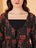 Black and Red Ethnic Shrug For Women