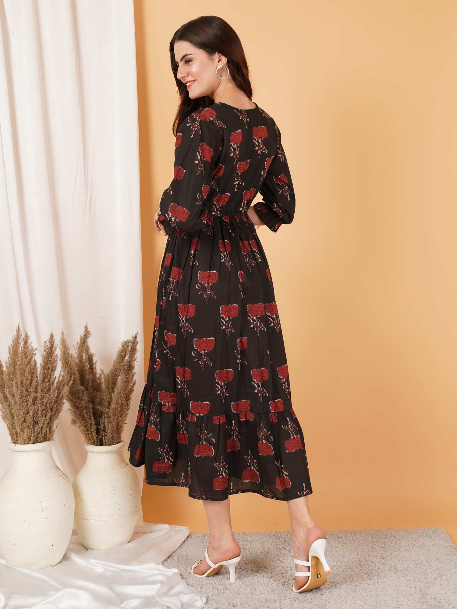 Jaipur Heritage Block Print Cotton Dress For Women