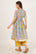 Ensemble Kurta A-Line en coton de style festif avec Palazzo pour femme
