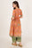 Festive A-Line Floral Cotton Kurta with Palazzo Set For Women