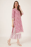 Tenue Kurta Palazzo en coton inspirée de Jaipur pour femme