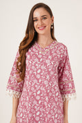 Tenue Kurta Palazzo en coton inspirée de Jaipur pour femme