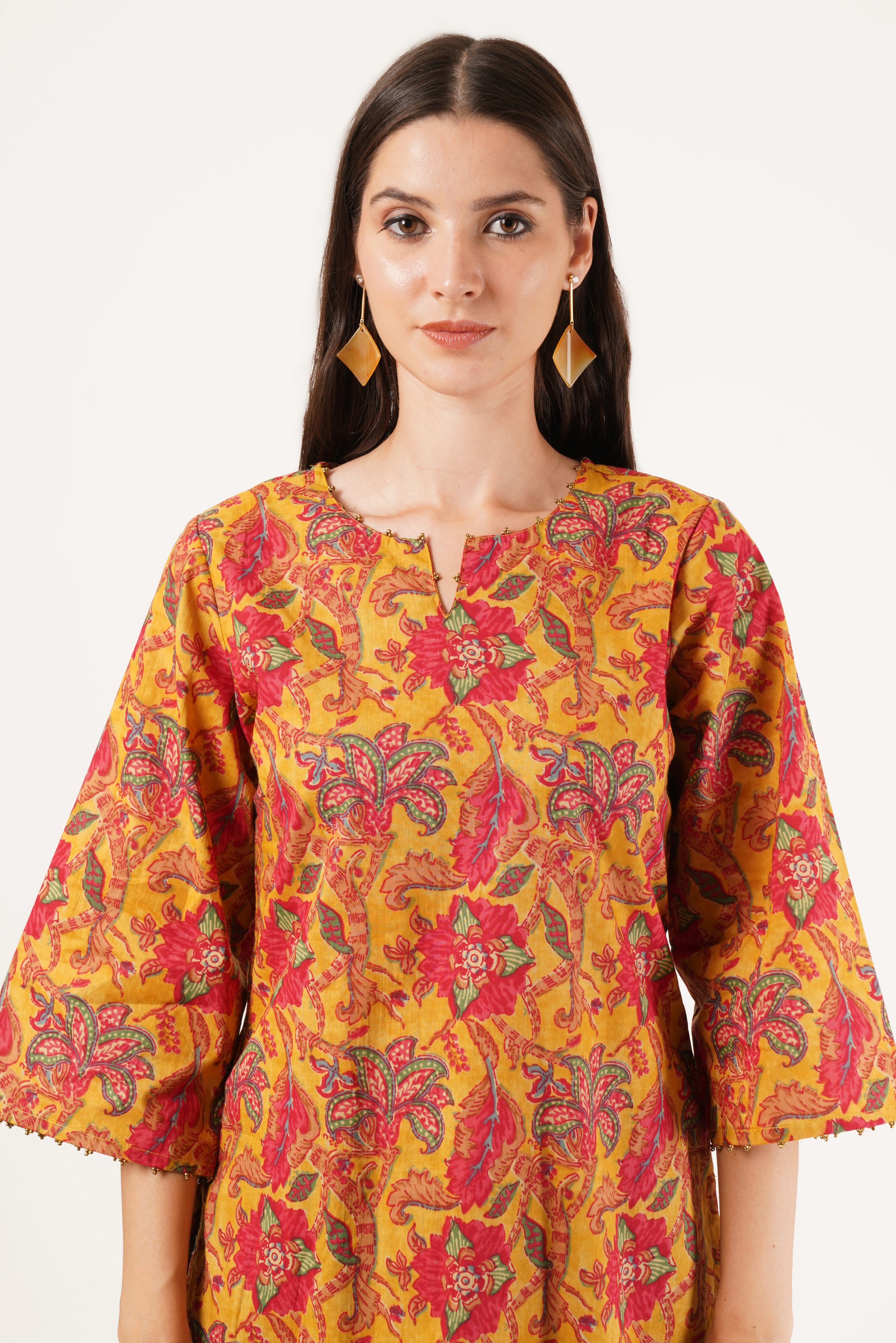 Stylish Summer Floral Kurti for Everyday Wear