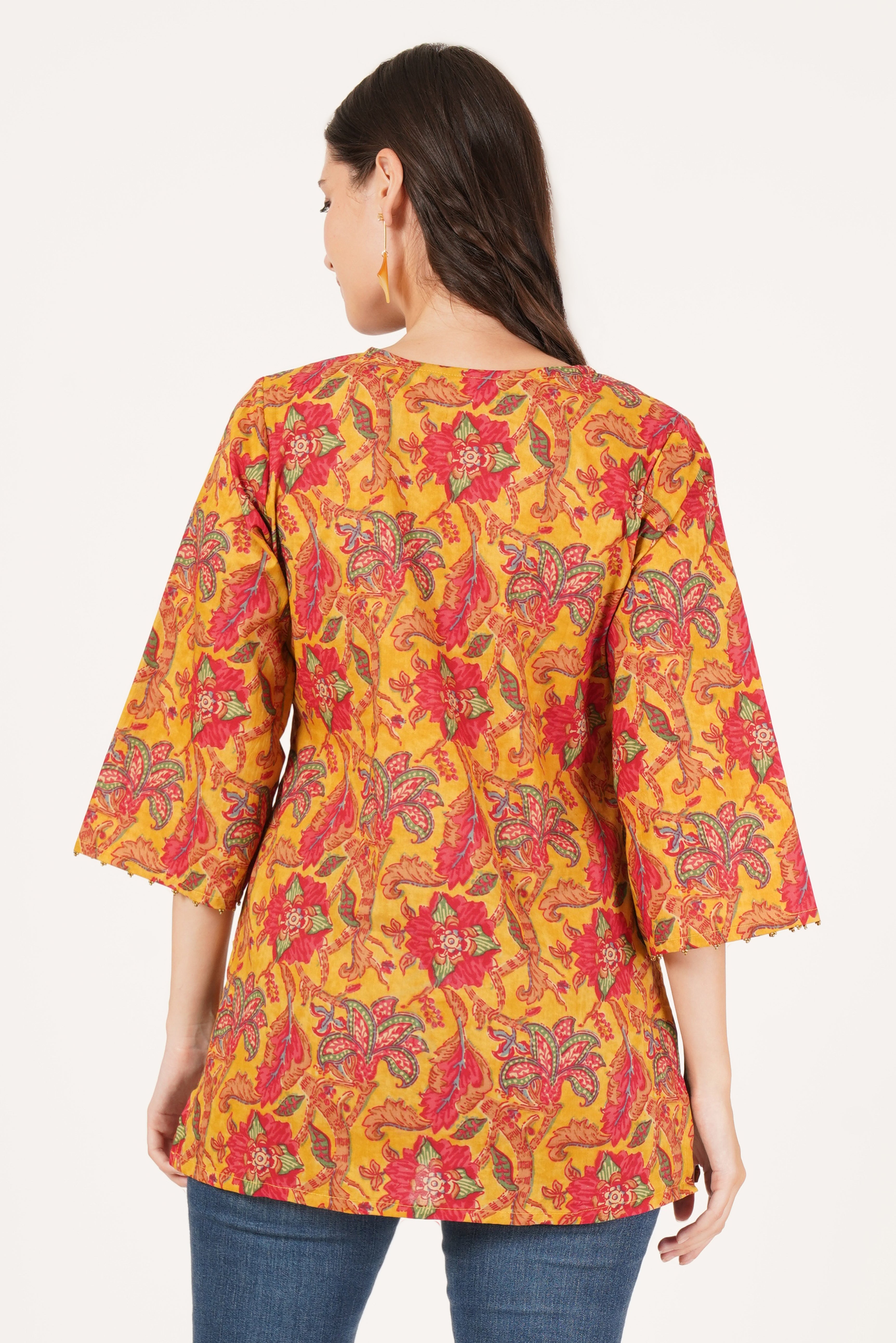 Stylish Summer Floral Kurti for Everyday Wear