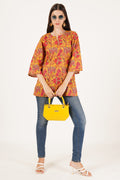 Kurti floral d'été élégant à porter au quotidien