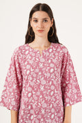 Kurtis court à imprimé floral pour femme