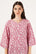 Kurtis court à imprimé floral pour femme